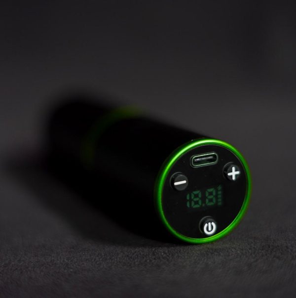 MAȘINĂ DE TATUAT WIRELESS ELITE FLY V2 VERDE STROKE 4 MM - imagine 4