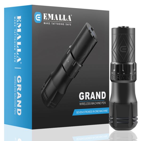 Emalla GRAND Wireless Tattoo Pen - Black